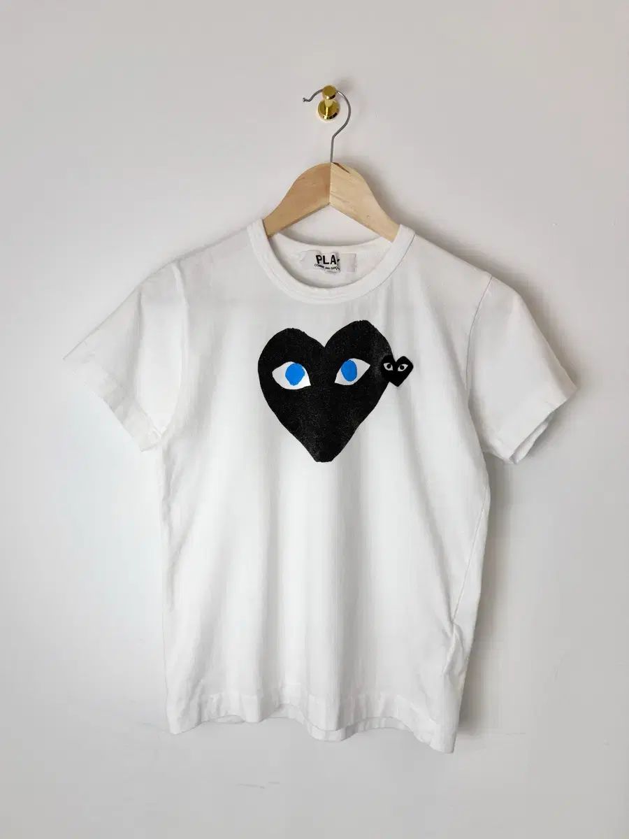 COMME des GARCONS コム・デ・ギャルソン ビックハート 半袖Tシャツ ブラック
