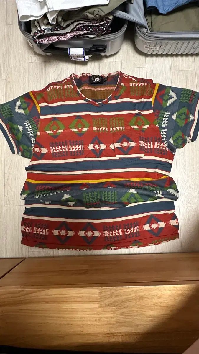 RRA ダブルアールエル ナバホ パータン 半袖Tシャツ