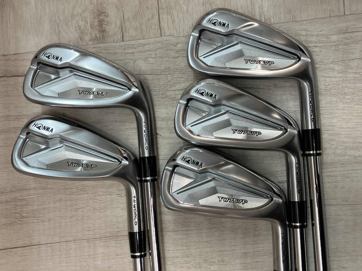 HONMA GOLF TOUR WORLD 757 P アイアンセット ホンマ FLEX S 5本セット 5-9 N.S.PRO950GHneo 男性右利き用 ゴルフ 川崎港町