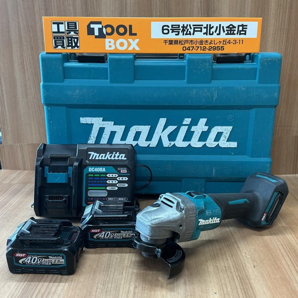【中古】makita/マキタ GA001GRDX 100㎜ 充電式ディスクグラインダ 40Vmax 【204】
