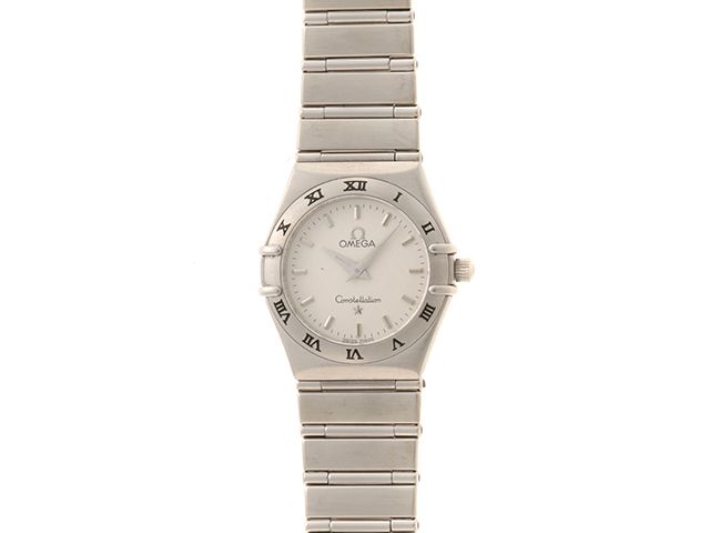 OMEGA オメガ ウォッチ コンステレーション 時計 1572.30 腕時計 ステンレス シルバー クオーツ シルバー文字盤 レディース【中古】433