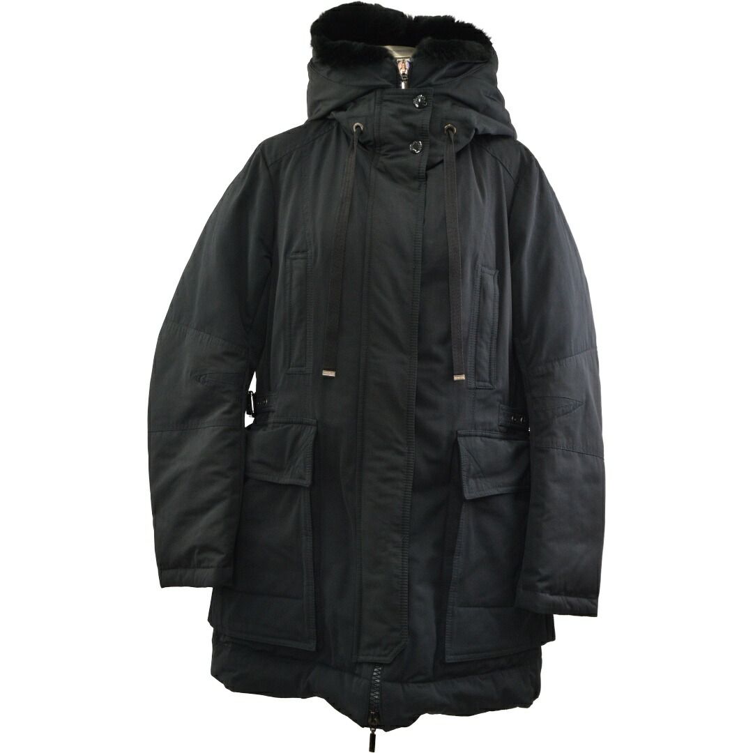 モンクレール MONCLER CERISIER ダウンジャケット サイズ 2 ブラック 112-093-49921-10-540055 120934992110 レディース F-L8740