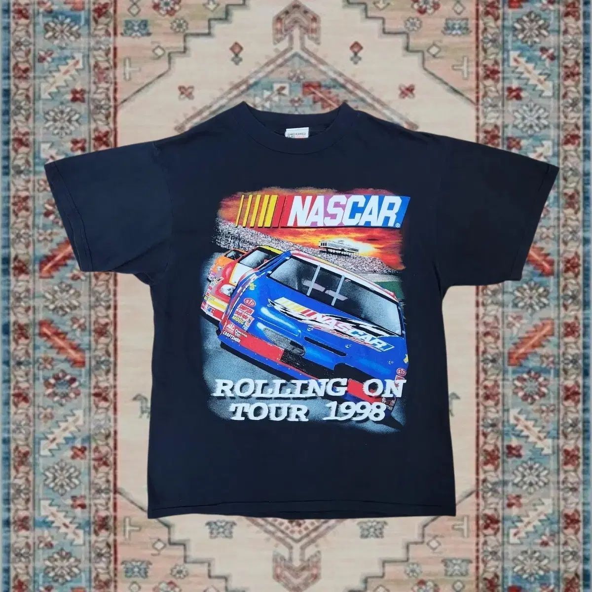 90s ヴィンテージ NASCAR 'Rolling On Tour' Tシャツ L