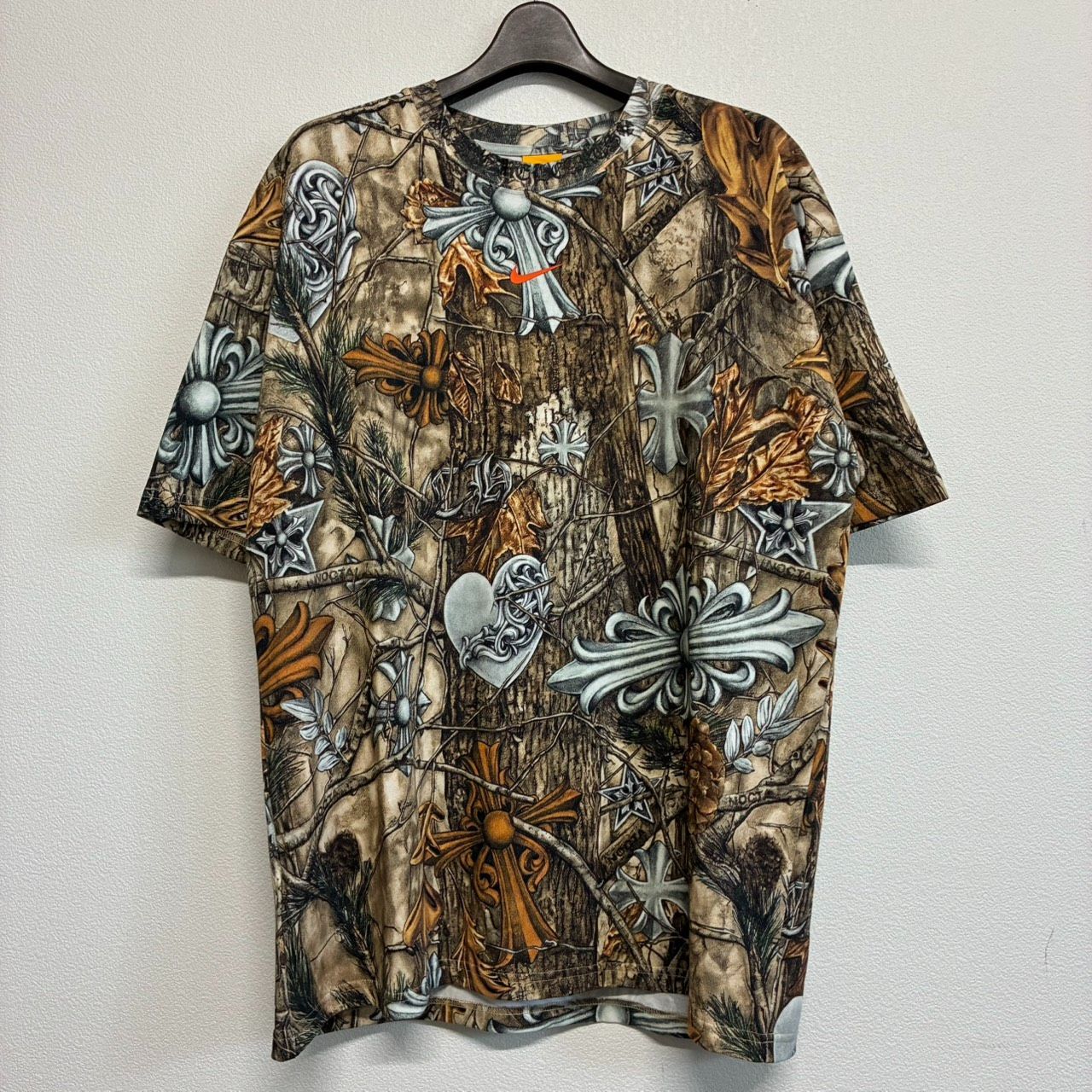 CHROME HEARTS NIKE NOCTA クロムハーツ ナイキ ドレイク ノクタ コラボ 黒 ブラック 茶色 ブラウン 半袖 Tシャツ トップス メンズ レディース Mサイズ 新品未使用 2627