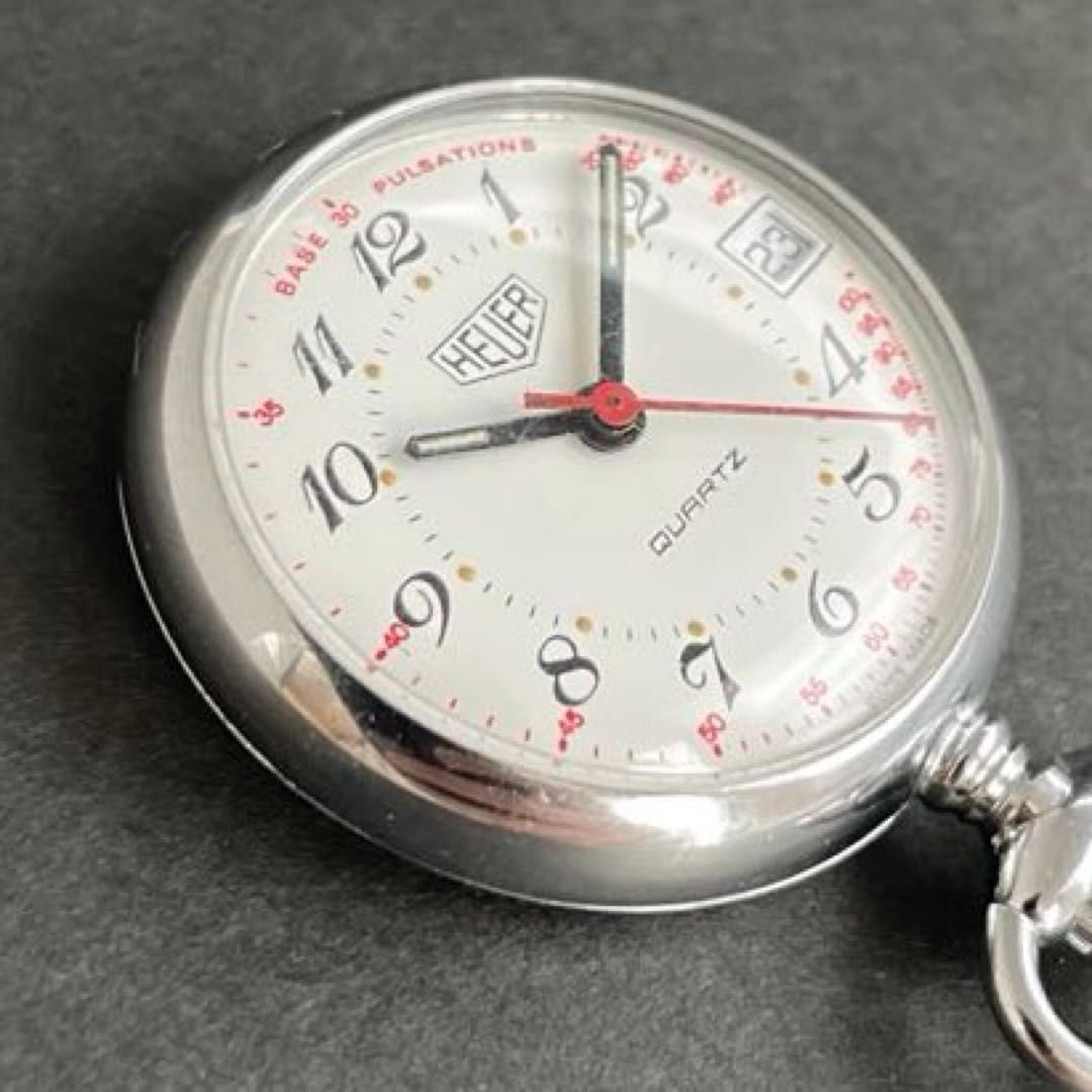 HEUER ナースウォッチ φ30mm 懐中時計 タグ・ホイヤー TAG Heuer QZ