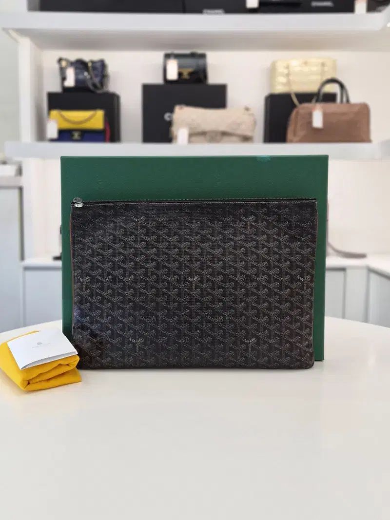 Maison Goyard ゴヤール 瀬名 泉 GM クラッチバッグ ブラック タン APMSENAT2