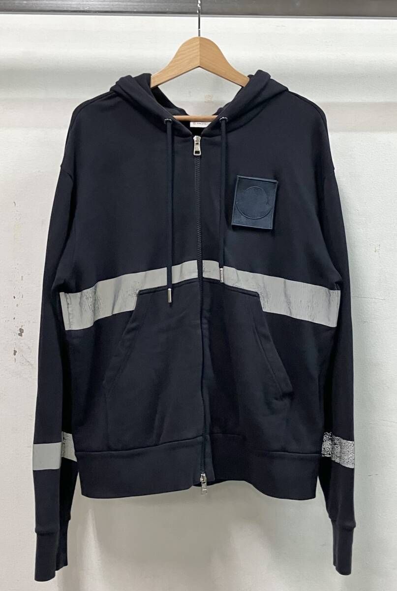 MONCLER モンクレール パーカー サイズM ブラック F10918G71620 インポート プリント破れ有