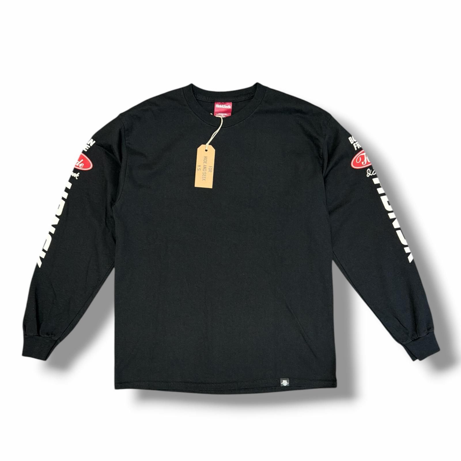 参考上代10780円 未使用 HideandSeek HDNSK L/S Tee ロングスリーブ 