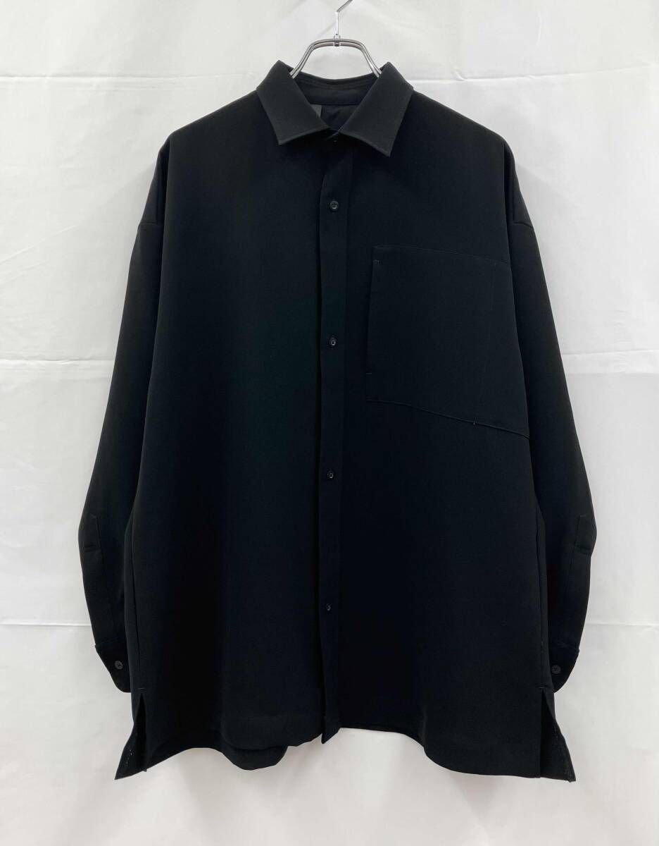 N.Hoolywood エヌハリウッド 長袖シャツ 2242-SH25-095 日本製 36 ブラック 通年