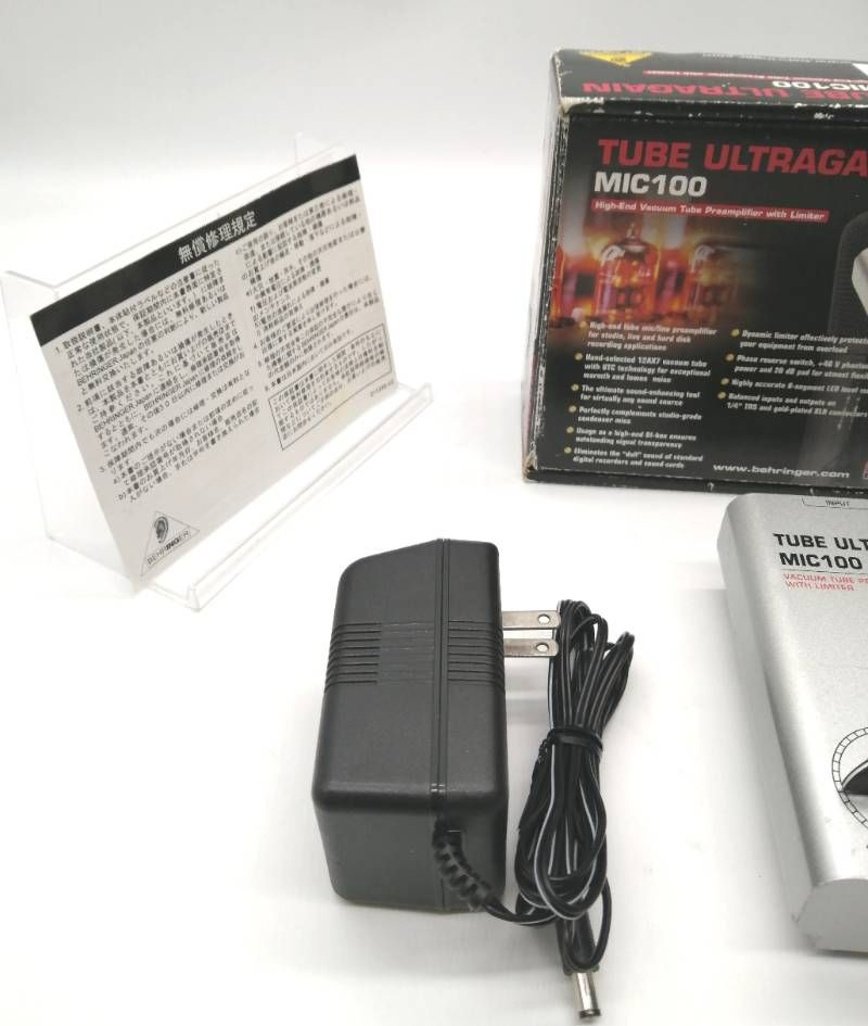 Behringer TUBE ULTRAGAIN MIC100 J - メルカリ