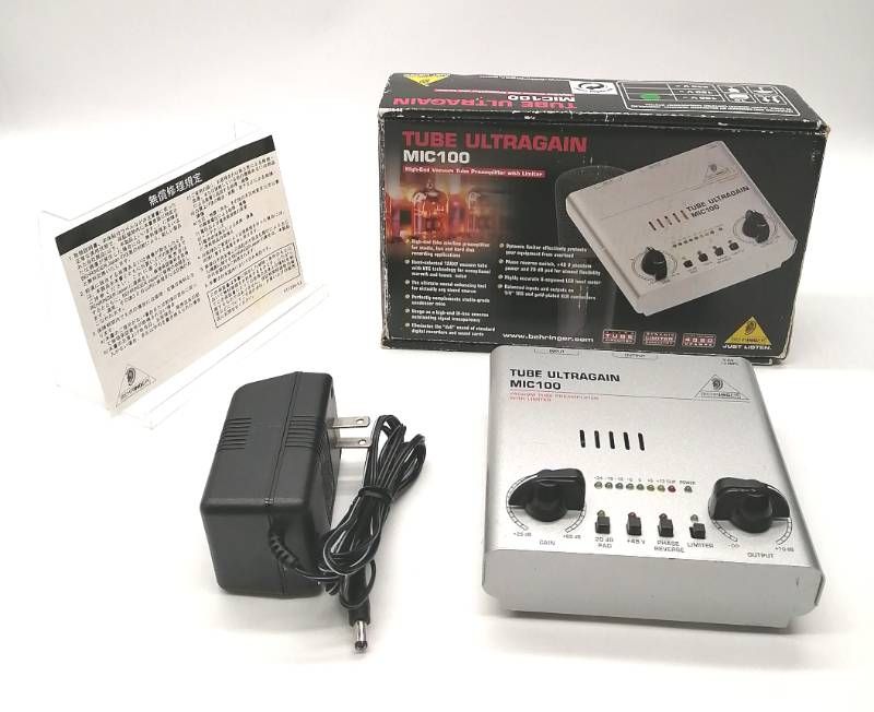 Behringer TUBE ULTRAGAIN MIC100