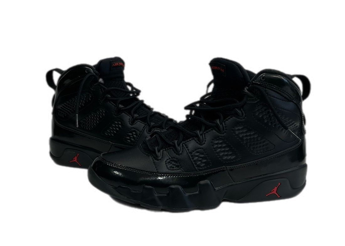 ジョーダン JORDAN NIKE AIR JORDAN 9 RETRO Bred Patent ナイキ エア ジョーダン 9 レトロ 302370-014 メンズ靴 スニーカー ブラック 26.5cm 101sh-2695