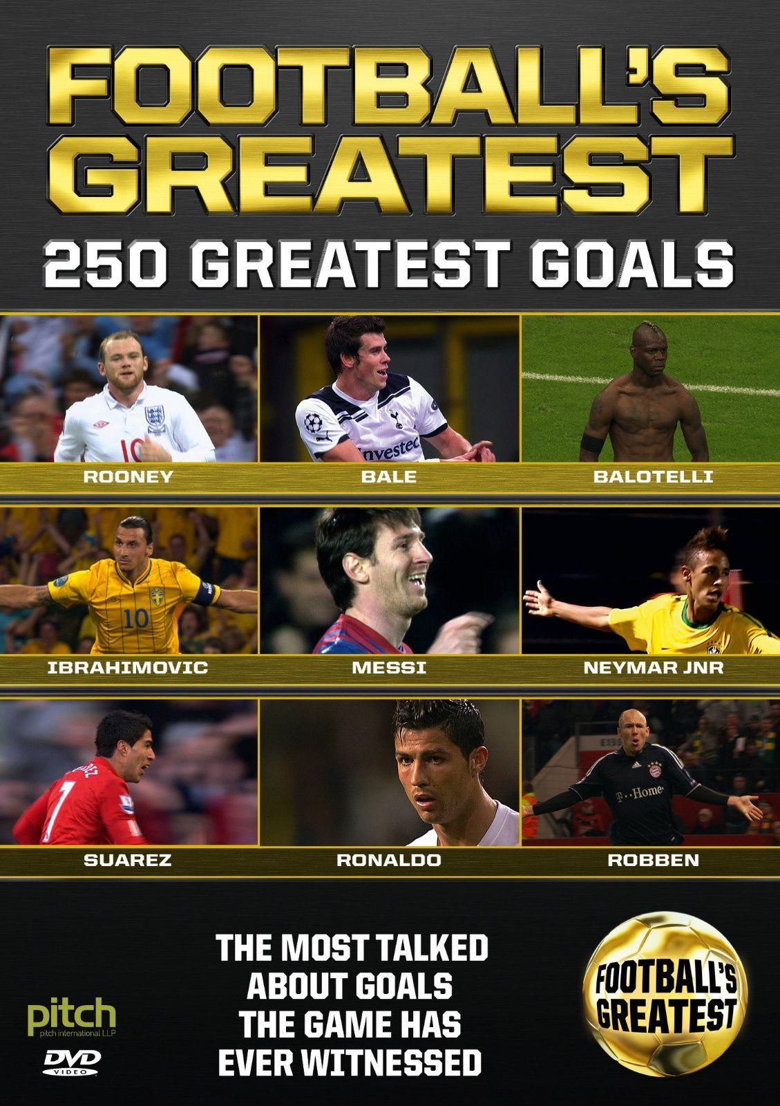 Football's Greatest - 250 Great Goals [Non USA PAL Format] [DVD][Import]