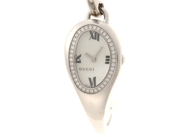 GUCCI グッチ ウォッチ ホースビット フローラ Dベゼル　2148104118301【205】 時計 103/YA103529 腕時計 ステンレススチール ホワイト クオーツ ホワイト文字盤 レディース【中古】