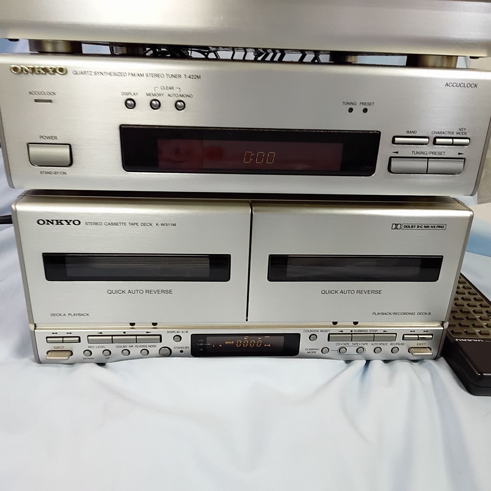 ジャンク オンキョー ONKYO ステレオコンポ すべての機器通電OK