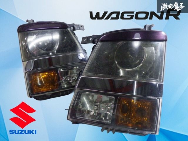 MH21S ワゴンR HIDヘッドライト 左右セット MH21S ワゴンR RR 良品
