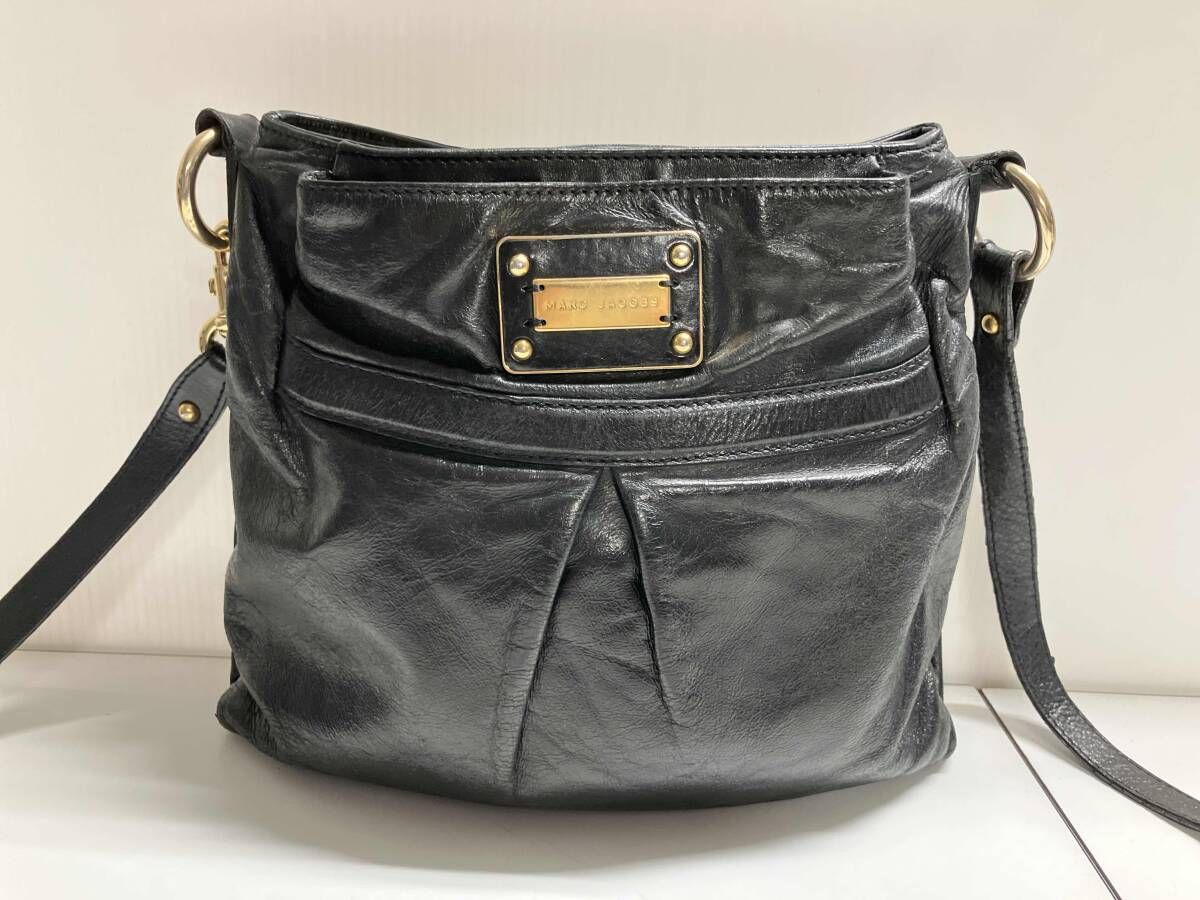 MARC JACOBS マークジェイコブス ショルダーバッグ レザー ブラック 黒