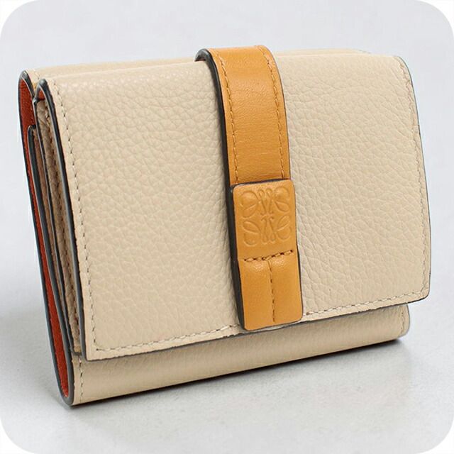 ロエベ LOEWE 財布 レディース アナグラム トライフォールドウォレット