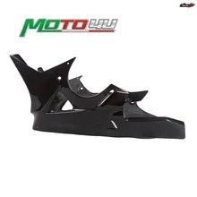 BMW S1000RR 2011 - 14用 100%カーボンファイバー製ベリーパン モーターサイクルフェアリング ロワーボディ グロス仕上げ