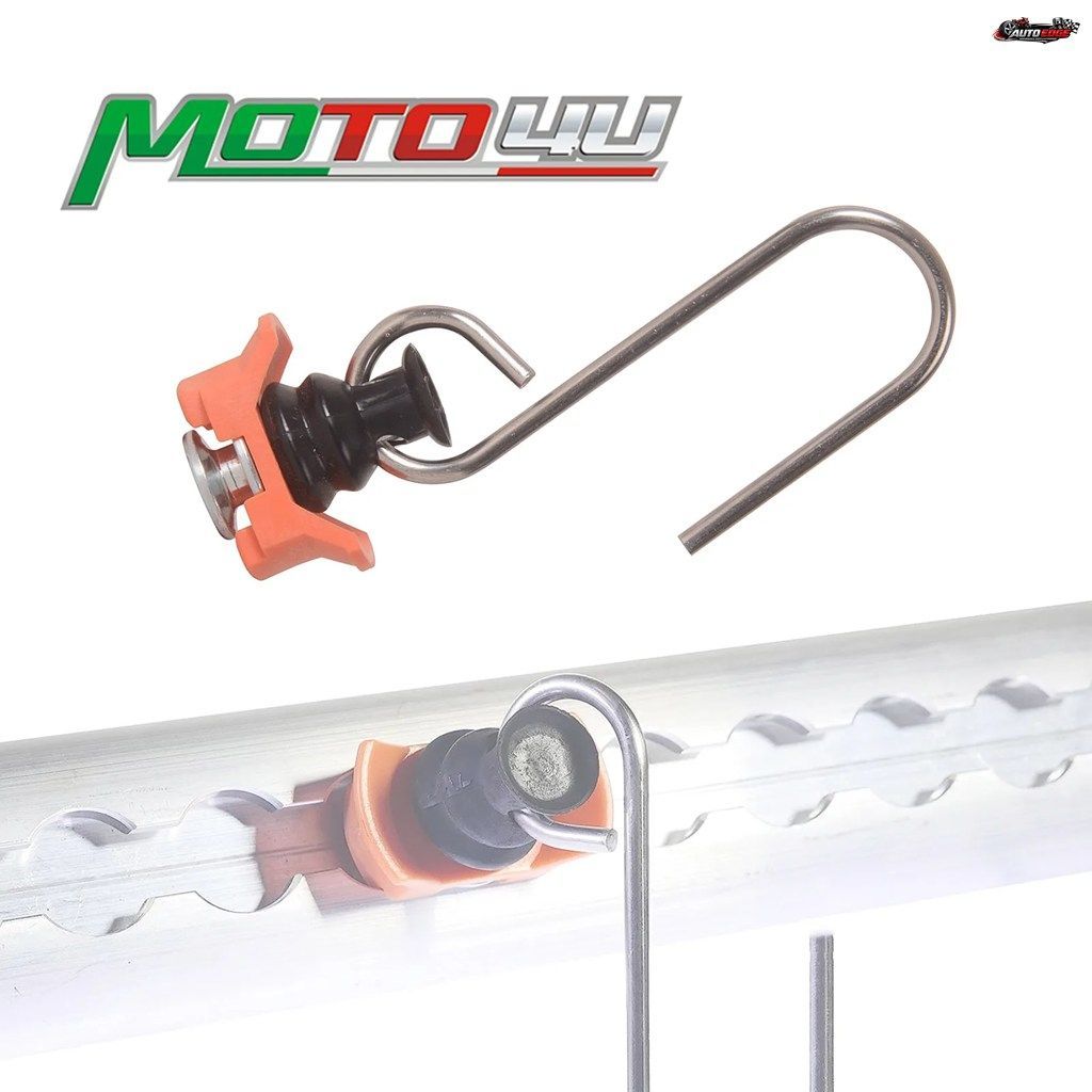 新型オートバイ用シングルスタッドフィッティングタイダウンリングボルトロングSフックエアラインレールアンカークイックリリースリングス