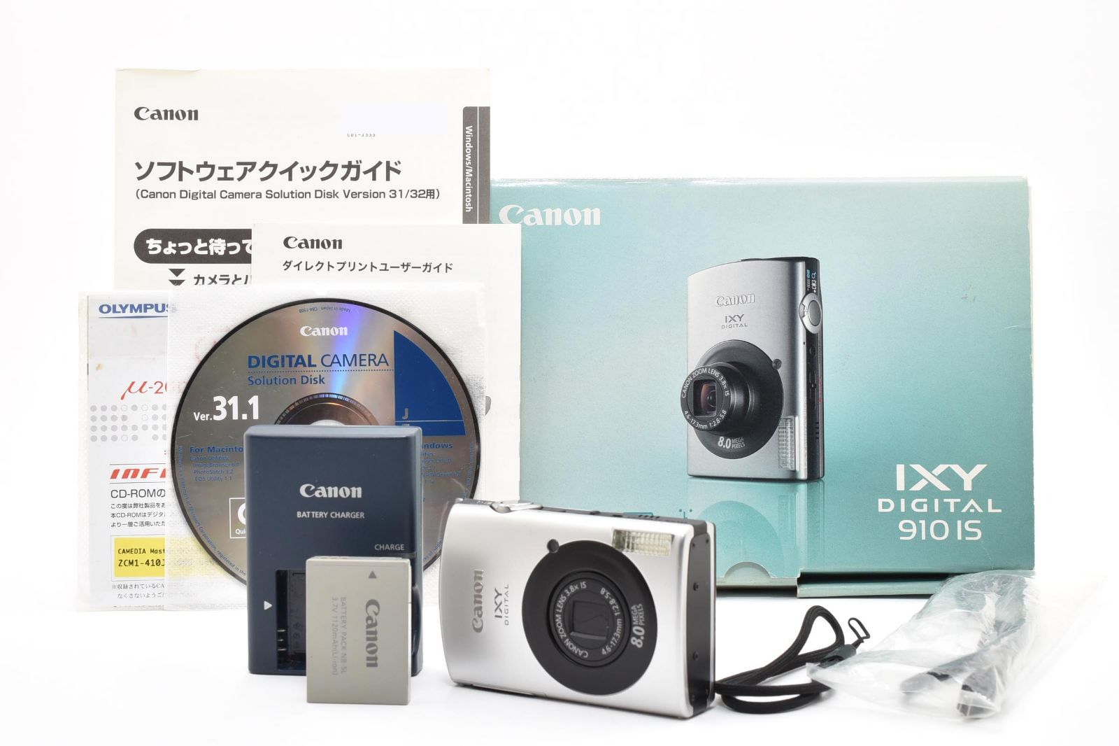 7061 【良品】 Canon Ixy 910 Is Compact Digital Camera 動作確認済 キャノン コンパクトデジタルカメラ