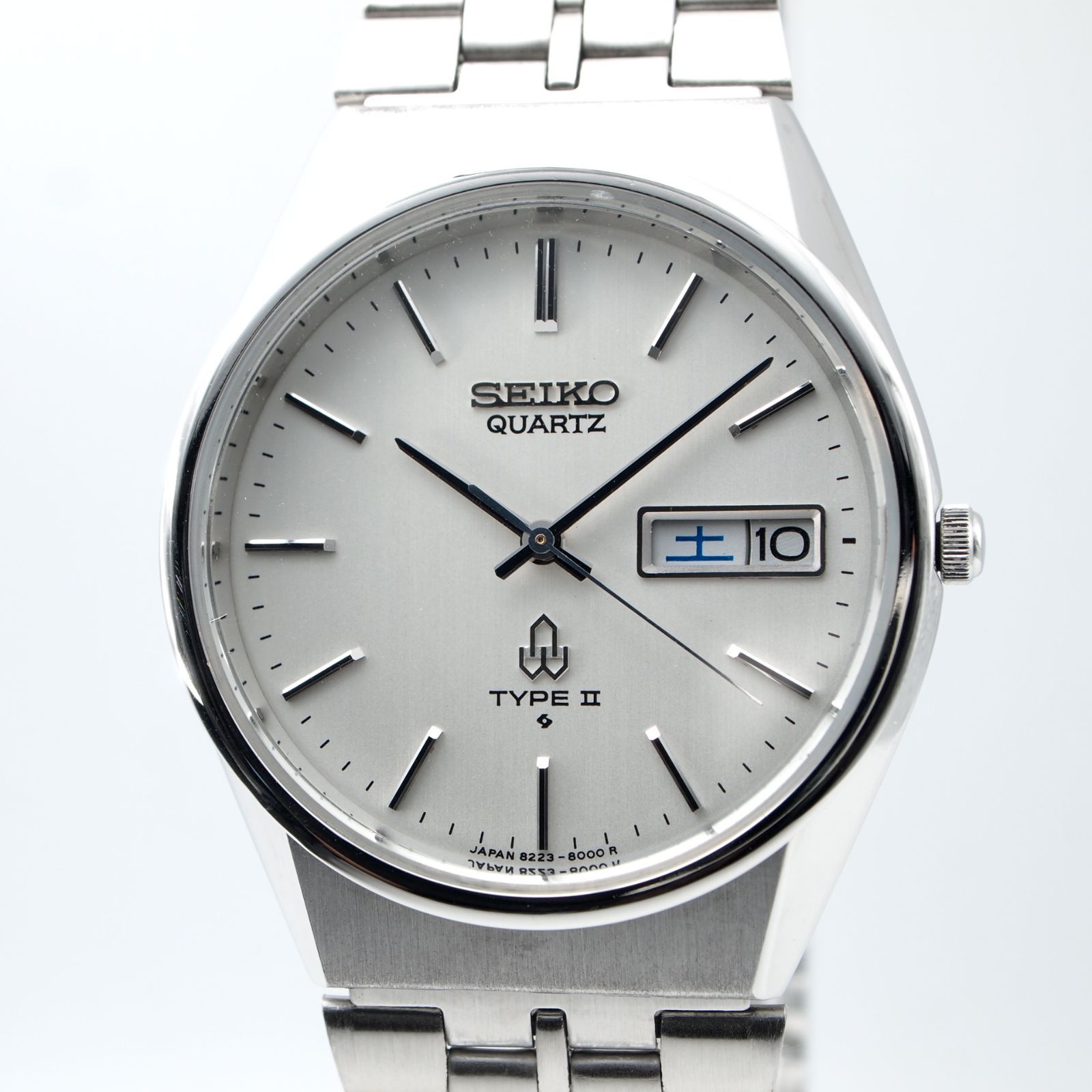 OH済 SEIKO TYPEⅡ サンストライプ 8223 ビンテージクォーツ