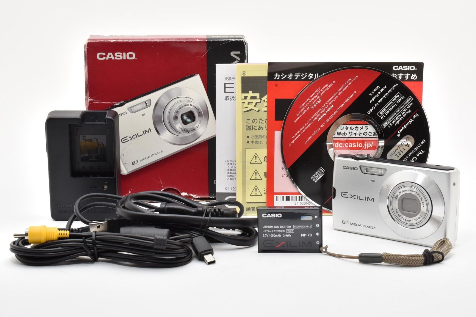 6884 【難あり品(ジャンク）】 Casio Exilim Ex-Z150 Compact Digital Camera コンパクトデジタルカメラ