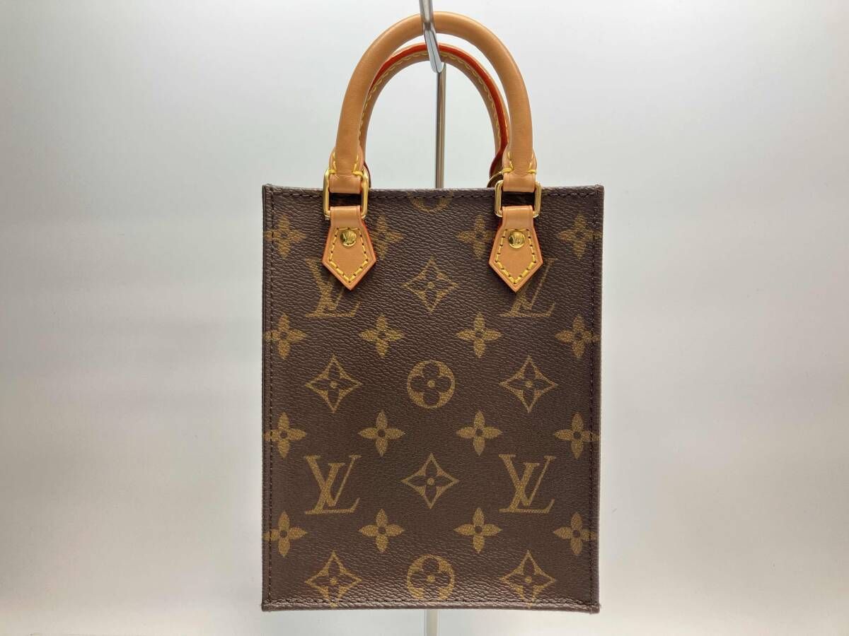 LOUIS VUITTON ルイヴィトン モノグラム プティット サックプラ M81295 ミニハンドバッグ ショルダーバッグ ミニトート