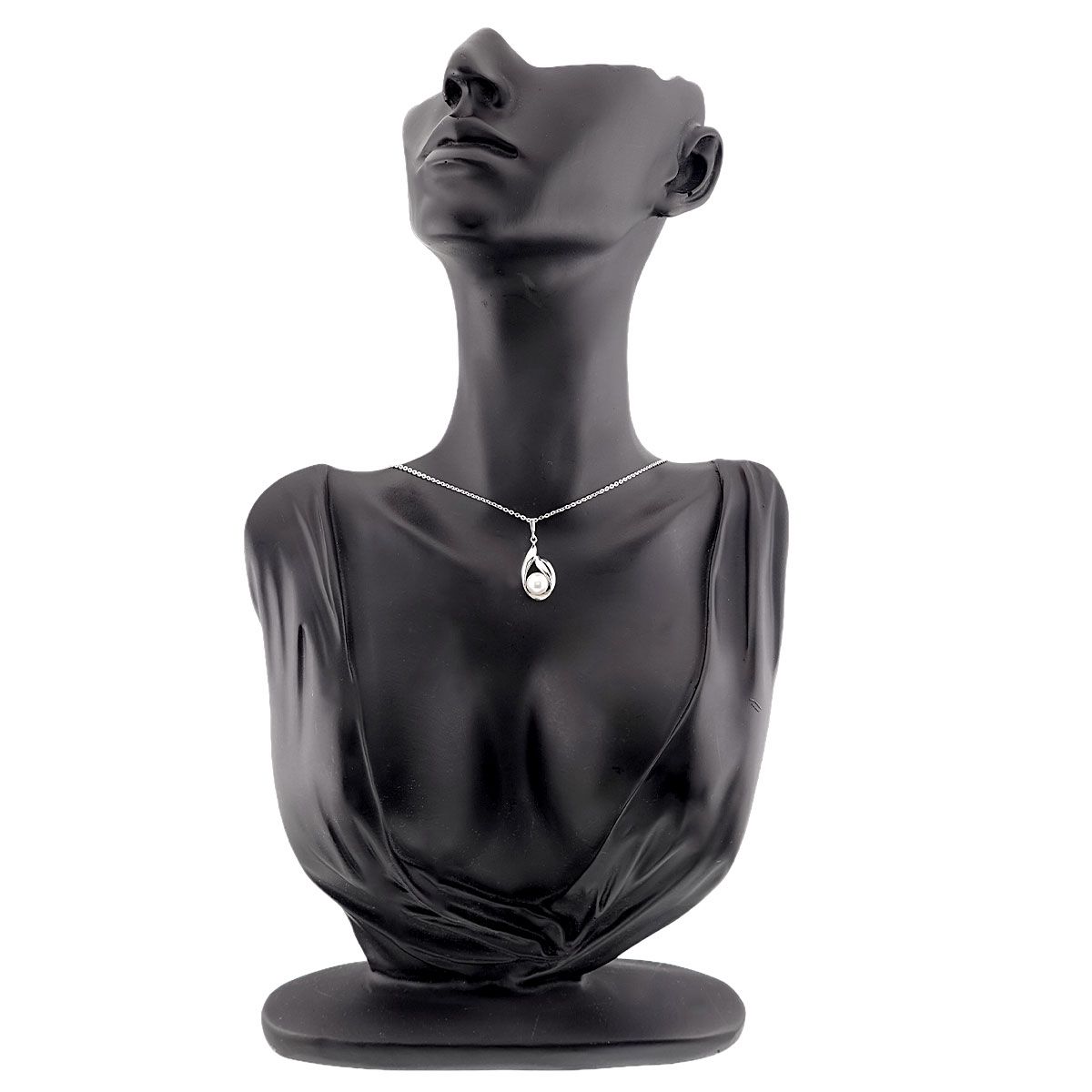ミキモト MIKIMOTO アコヤ真珠 7.0mm ネックレス 40cm K18 WG ホワイト