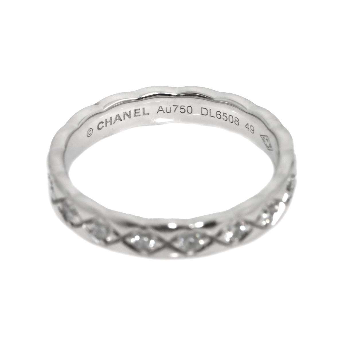 シャネル CHANEL ココクラッシュ #49 リング ダイヤ K18 WG ホワイト