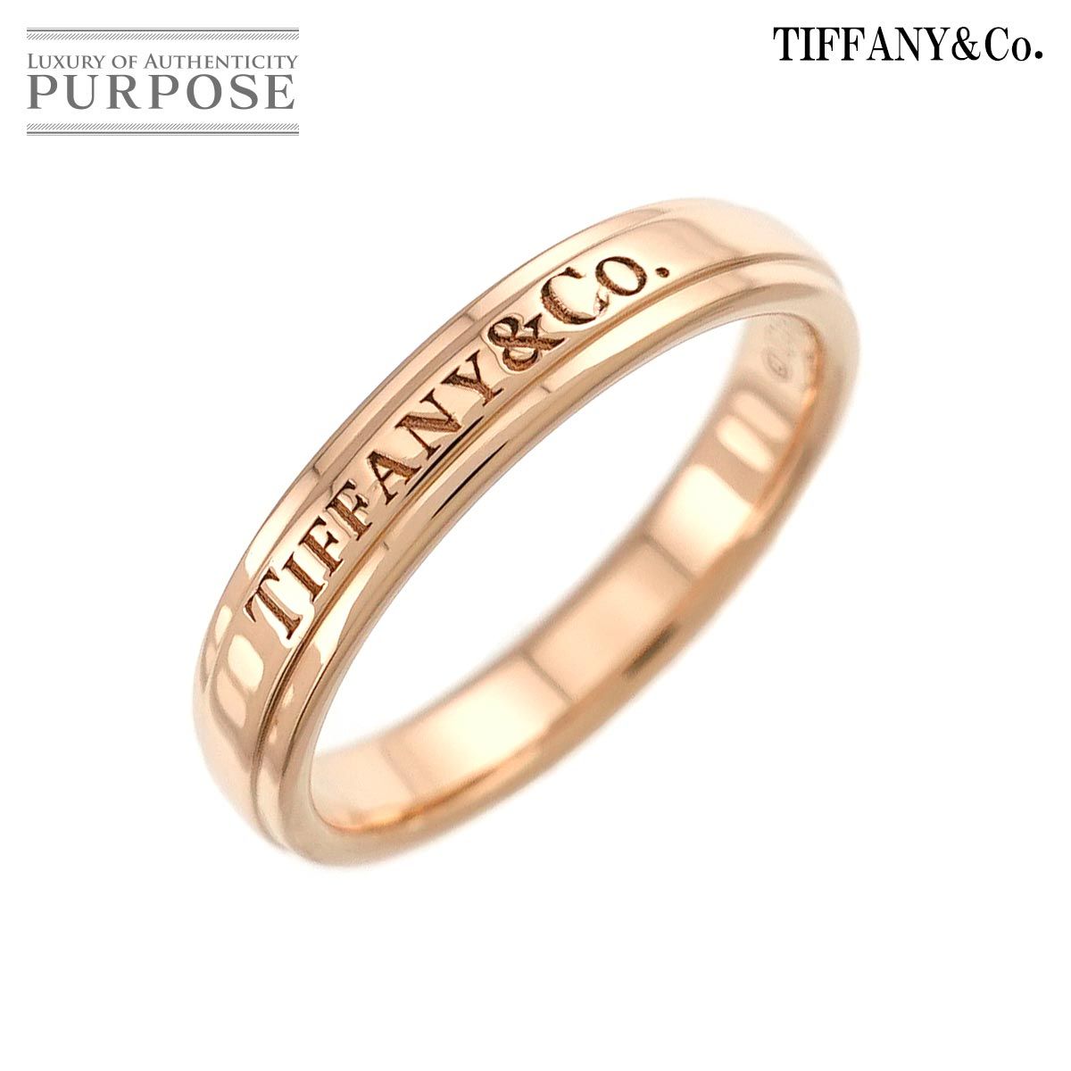 ティファニー TIFFANY&Co. 18.5号 リング K18 PG ピンクゴールド 750 指輪 Ring 90328307
