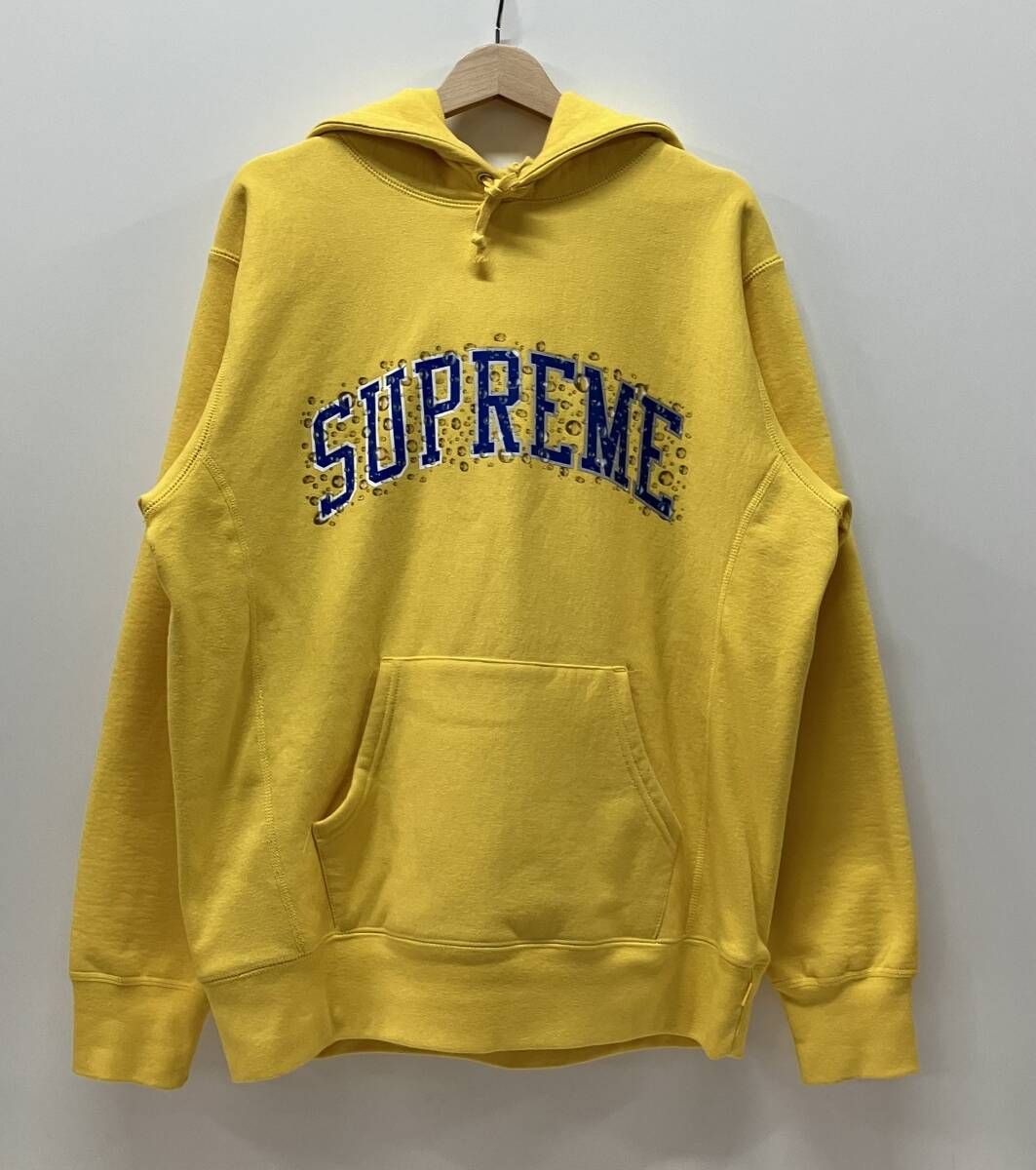 Supreme シュプリーム パーカー Water Arc Hooded Sweatshirt ウォーター アーク フーデッド スウェットシャツ サイズL イエロー