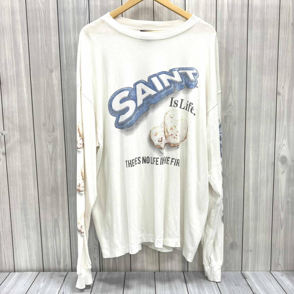 SAINT MICHAELxSHERMER ACADEMY 長袖Tシャツ SAINT MICHAEL セントマイケル 長袖Tシャツ サイズXXL SHermer ACADEMY
