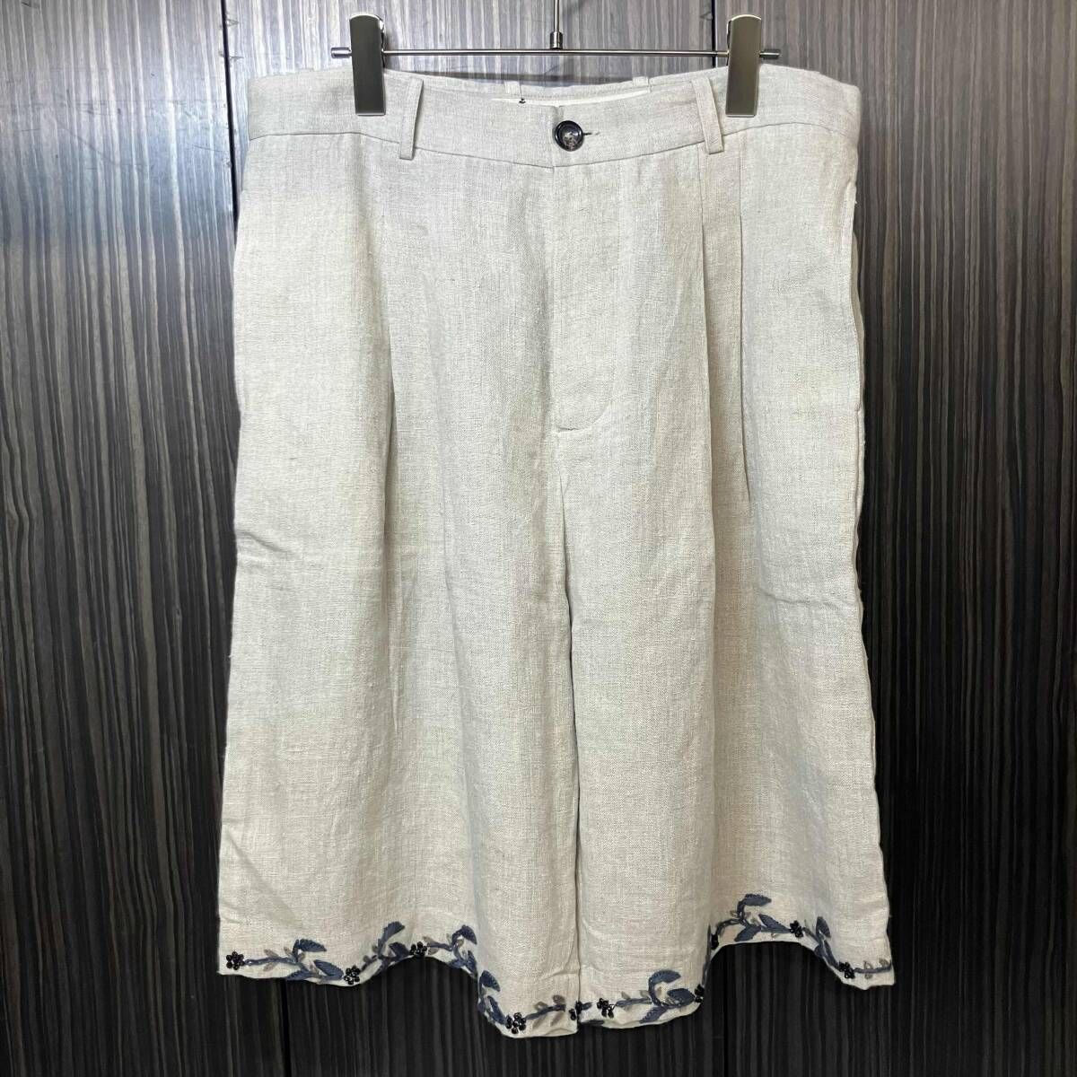 KARTIK RESEARCH ハーフパンツ Linen Short 34サイズ ベージュ 26-031-618-0008-1-0 カーティックリサーチ