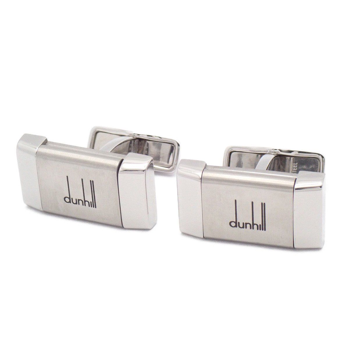 dunhill ダンヒル ロゴ 2way リバーシブル カフス カフリンクス シェル【いおき質店】