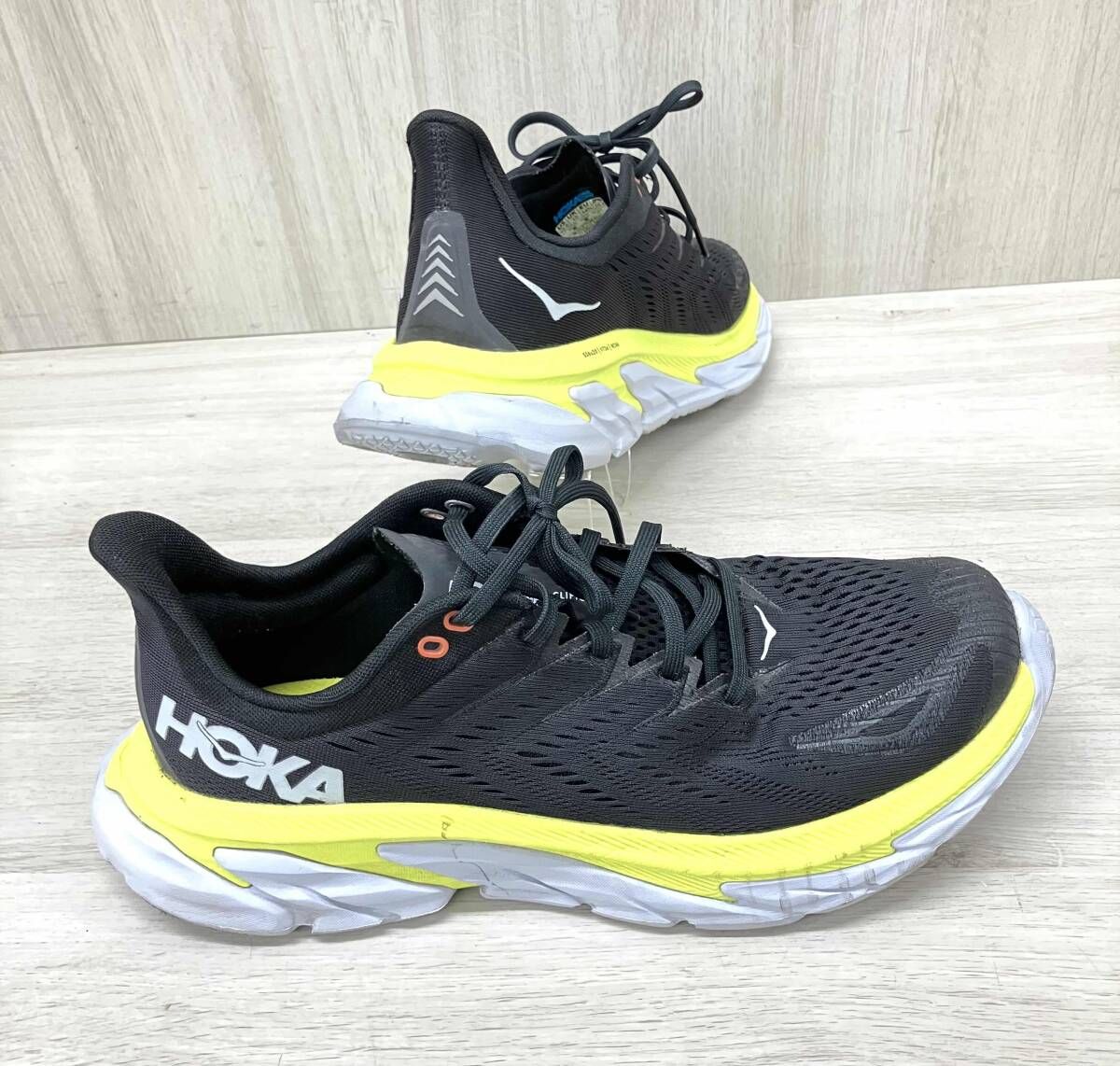 HOKA ONE ONE/ホカオネオネ/スニーカー/CLIFTON EDG E/ F27220E/ブラック/28.5cm