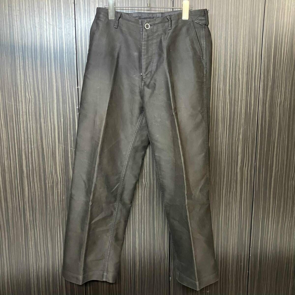 AURALEE 綿パン FINX MOLESKN WIDE PANTS サイズ3 ブラウン A6AP01FM オーラリー