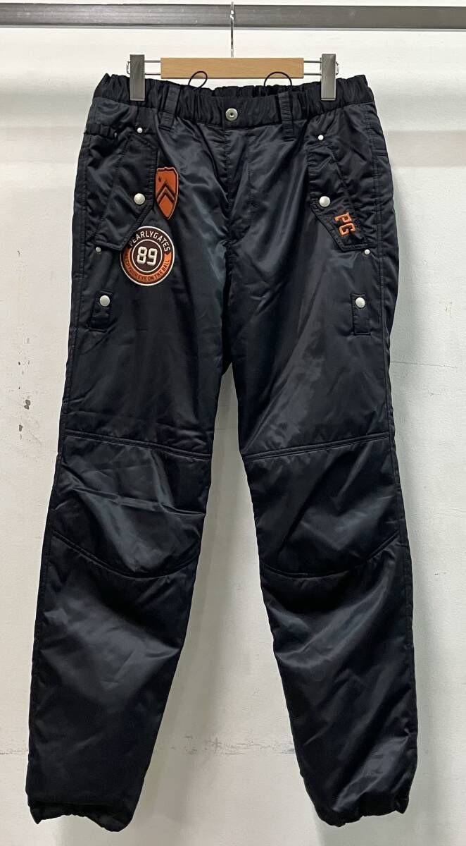 PEARLY GATES パーリーゲイツ その他ロングパンツ サイズ6 ブラック 053-136019 ナイロン スポーツ