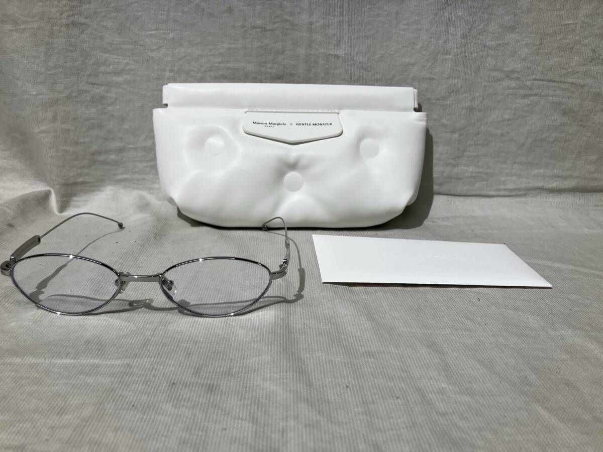 Madison Margiela×GRNTLE MONSTER MM216-02 シルバー 金属フレーム メゾンマルジェラ× ジェントルモンスター