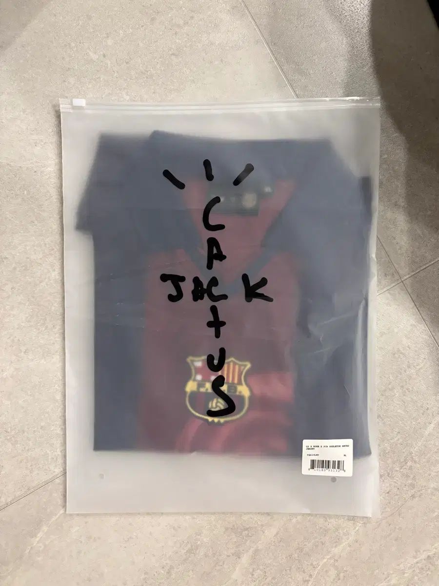XL NIKE FCバルセロナ トラヴィス スコット レトロ スケルトン ジャージ