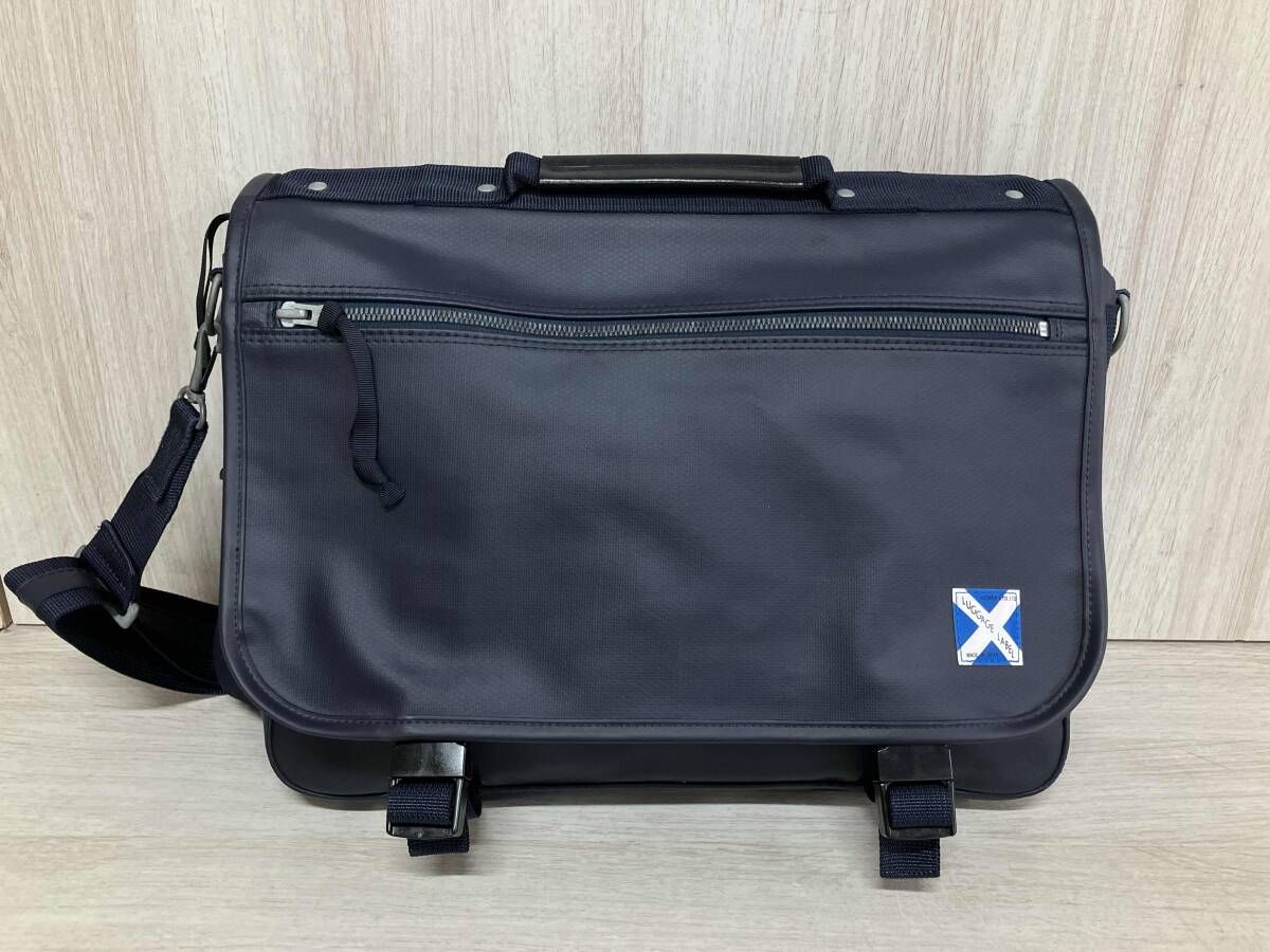 LUGGAGE LABEL ラゲッジレーベル ニューライナー ショルダーバッグ ネイビー キズ有り