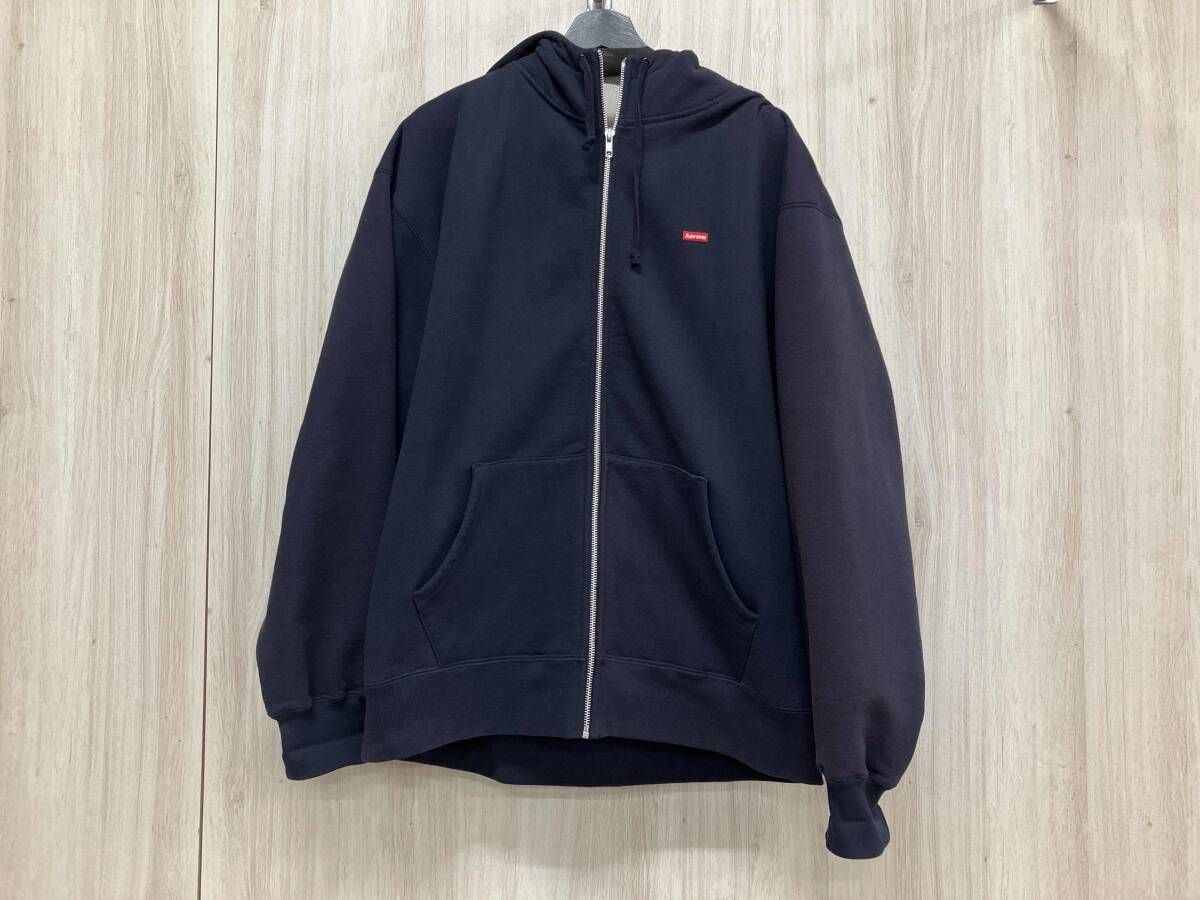 Supreme シュプリーム パーカー XLサイズ ネイビー 色褪せ有り