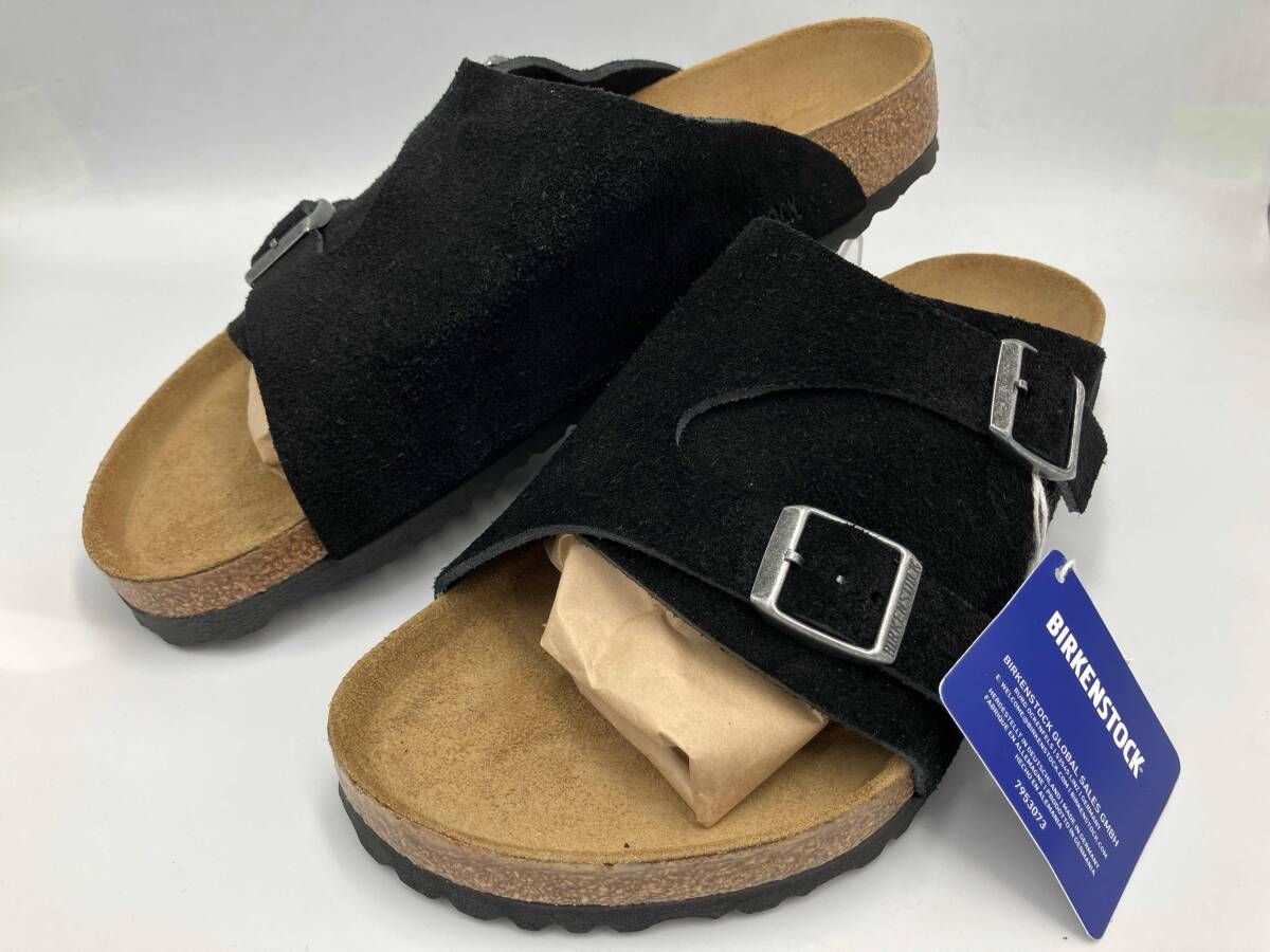 BIRKEN STOCK ブラック チューリッヒ スウェード ビルケンシュトック