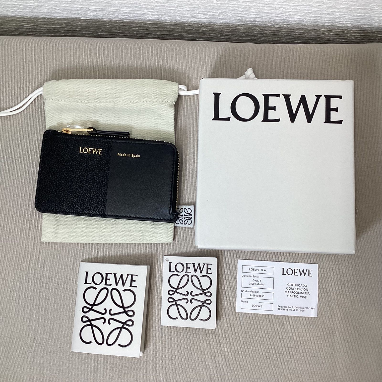 【6/10・6/11限定出品】　LOEWE フラグメントケース　カードコインケース