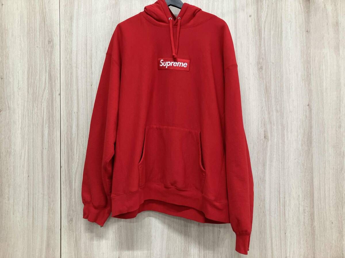 Supreme シュプリーム パーカー Box Logo Hooded Sweatshirt Red 23FW