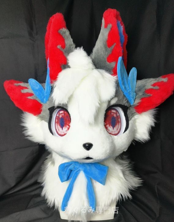 犬　猫　着ぐるみ ヘッド全頭　ヘッド ケモノ ファースーツ ぬいぐるみ コスプレ コスチューム Kurumi 一点物 C602