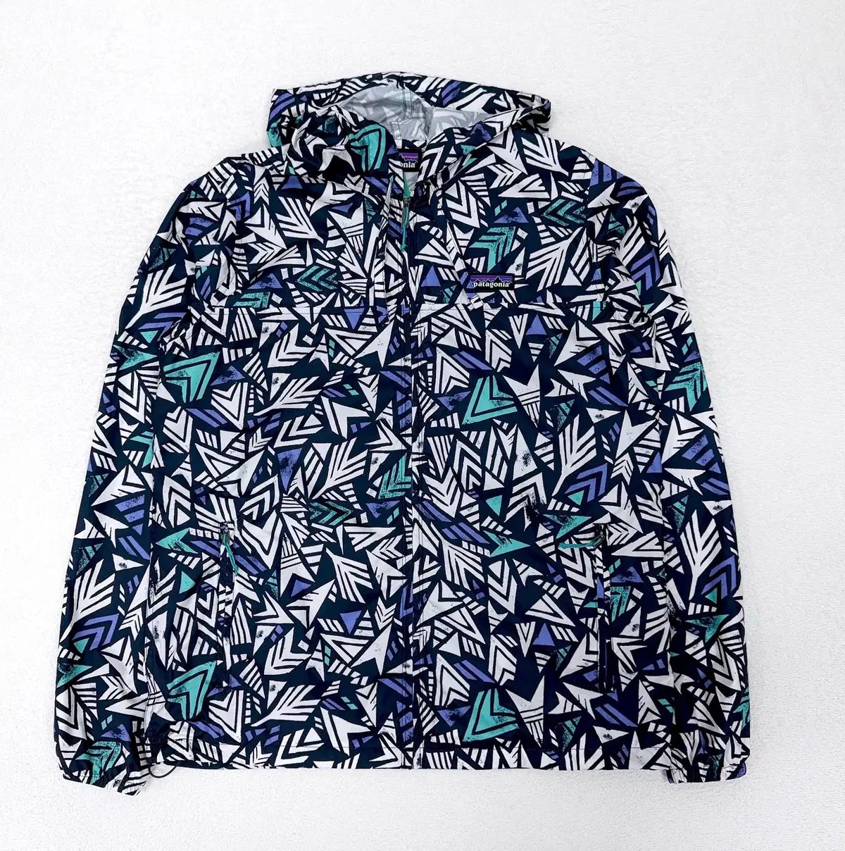 90 patagonia パターン 機能性 ウィンドブレーカー