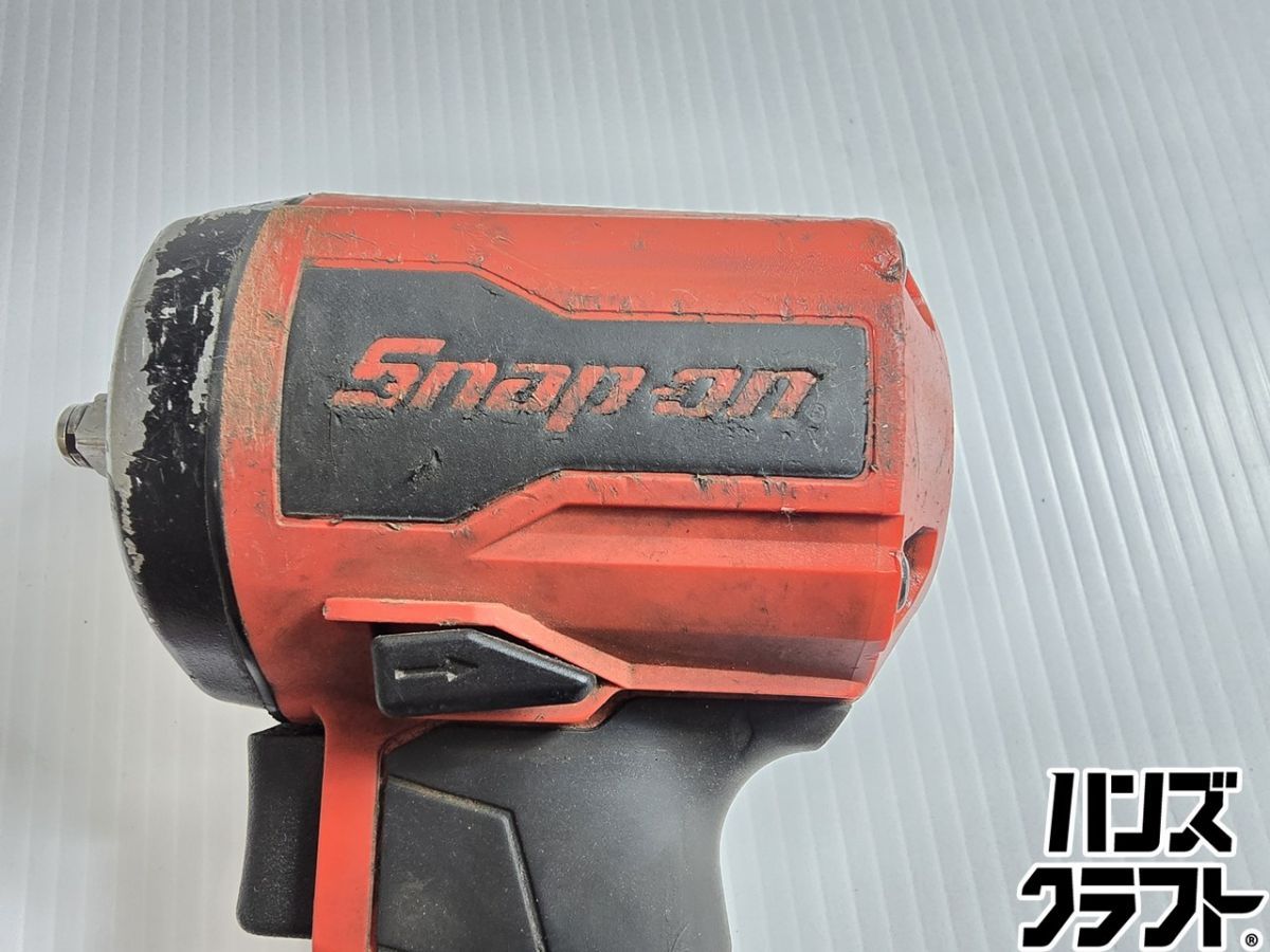 △【中古】スナップオン 3/8”スタッビーエアインパクト 常圧 差込角3/8 