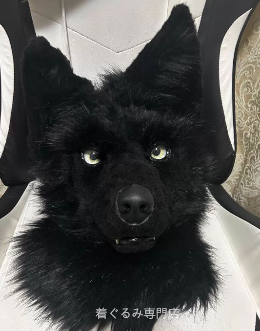 犬　猫　着ぐるみ ヘッド全頭　ヘッド ケモノ ファースーツ ぬいぐるみ コスプレ コスチューム Kurumi 一点物 C607
