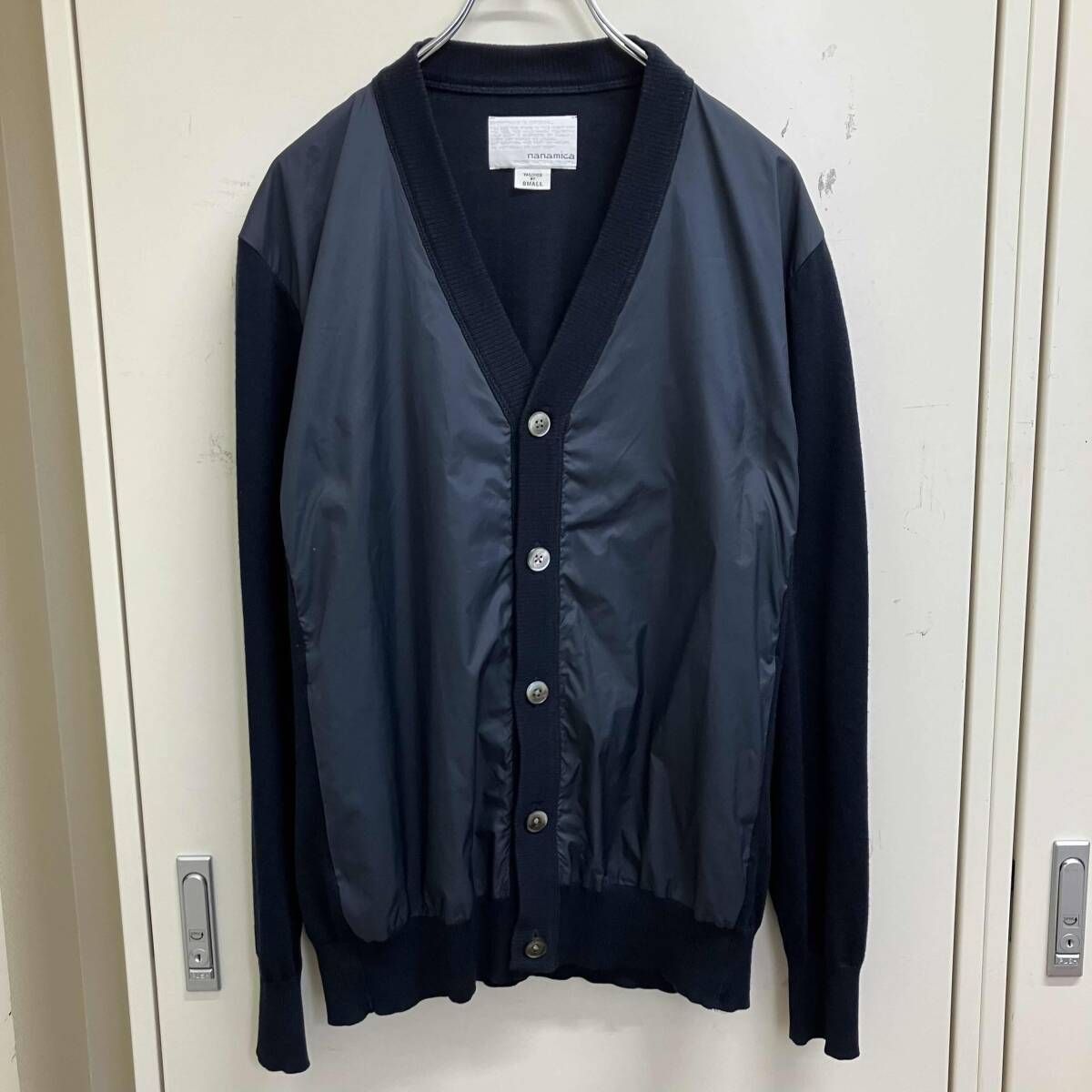 nanamica SUJF028 Hybrid Cardigan ネイビー ナナミカ